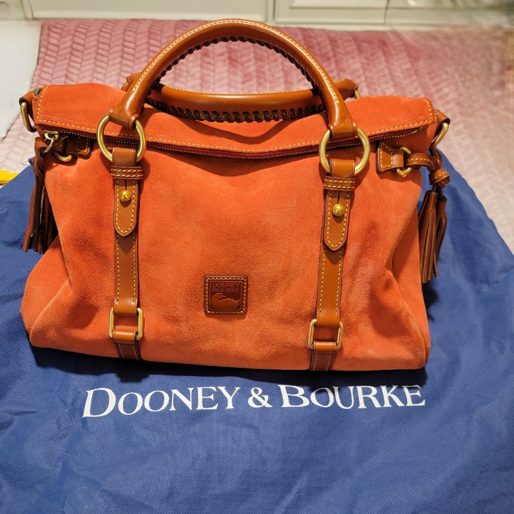 Dooney & Bourke Large Coral Florentine Satchel